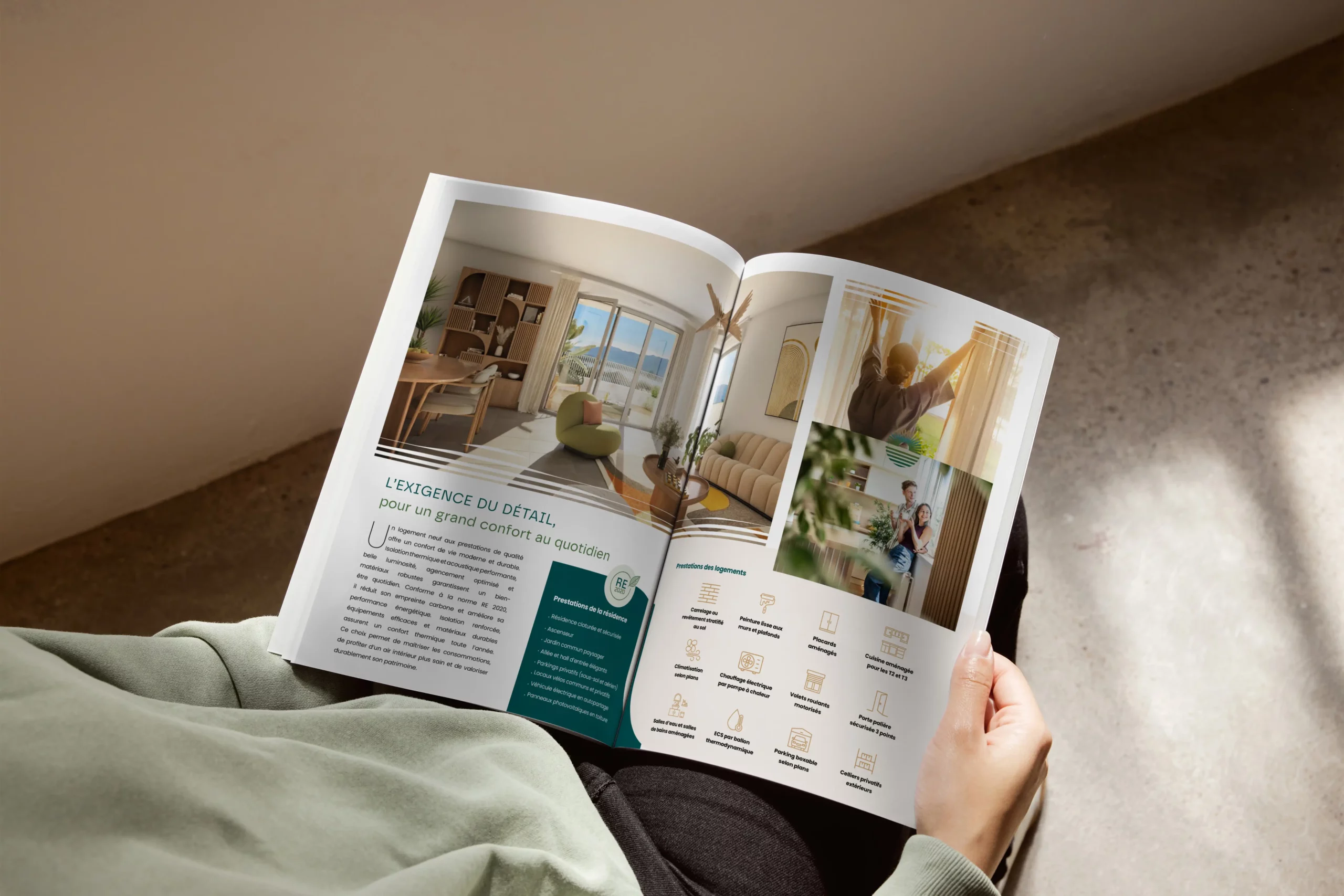 Design de magazine immobilier - Villeneuve-de-la-Raho